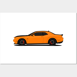 HELLCAT SIDE ORANGE Posters and Art